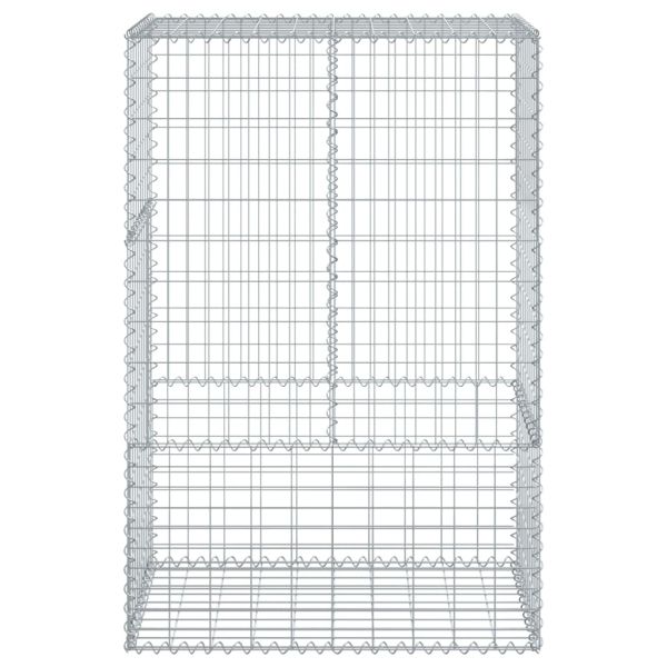 Габионна кошница с покритие, 100x50x150 см, поцинковано желязо