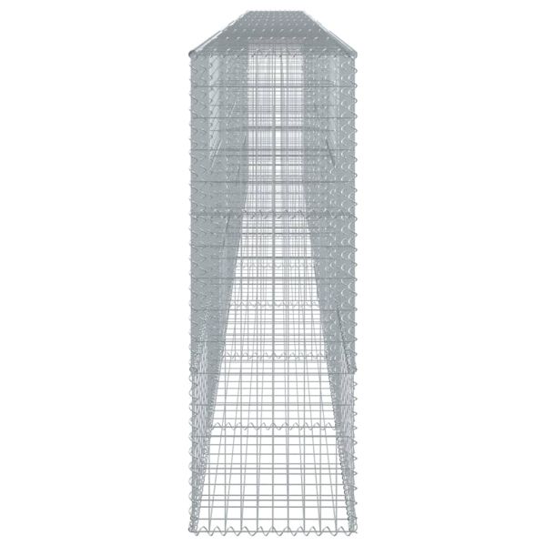 Габионна кошница с покритие, 800x50x150 см, поцинковано желязо