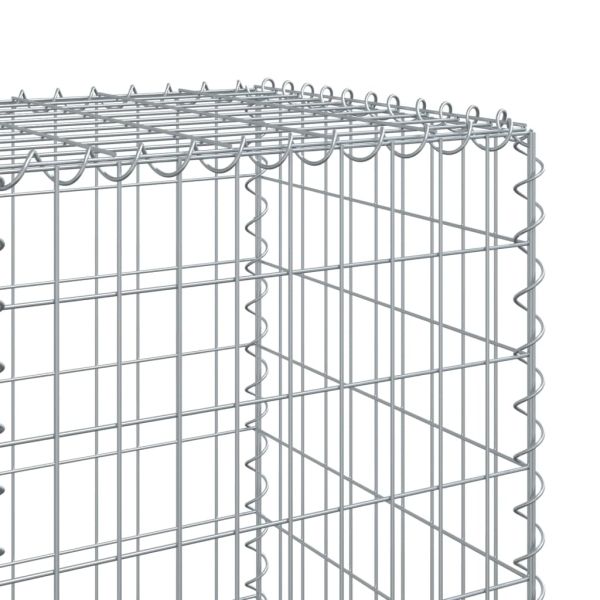 Габионна кошница с покритие, 800x50x150 см, поцинковано желязо