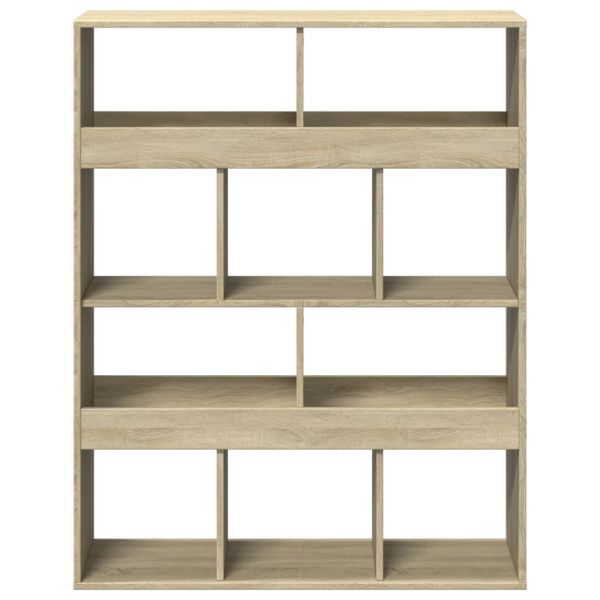 Разделител за стая сонома дъб 100x33x125,5 см инженерно дърво