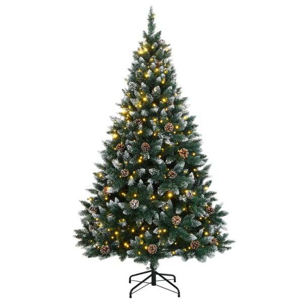 Изкуствена коледна елха, 150 LED, 150 см