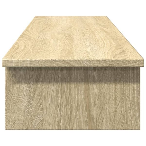 Поставка за монитор, дъб сонома, 100x27x15 см, инженерно дърво