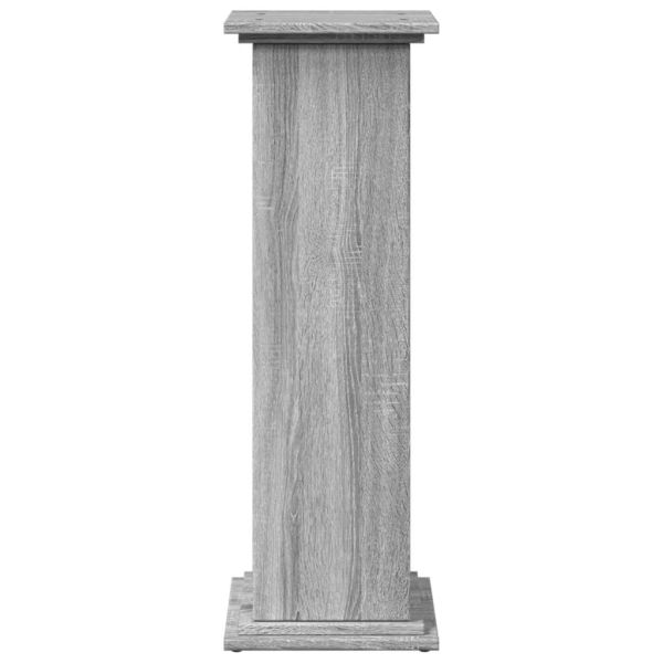 Стойка за витрини със съхранение 31x30x90 см инженерно дърво