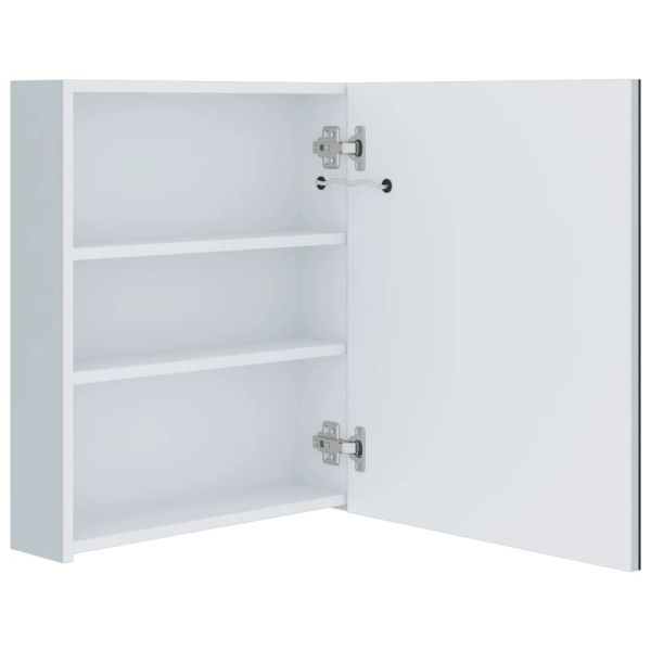 LED шкаф с огледало за баня, 50x13,5x60 см