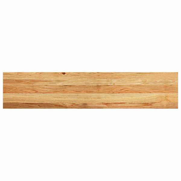 Стълбищни стъпала, 2 бр, светлокафяви, 120x30x2 см, дъб масив