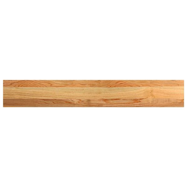 Прозоречни первази, 2 бр, светлокафяви, 100x15x2 см, дъб масив