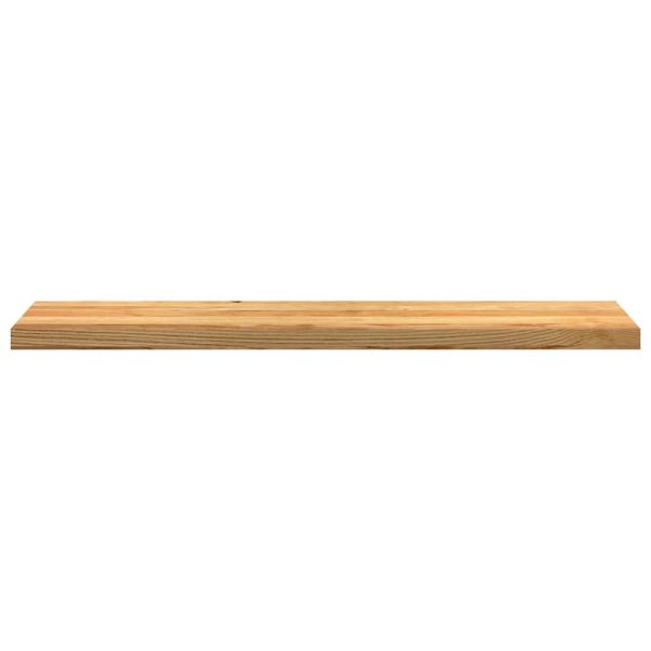 Прозоречни первази, 2 бр, светлокафяви, 120x30x2 см, дъб масив