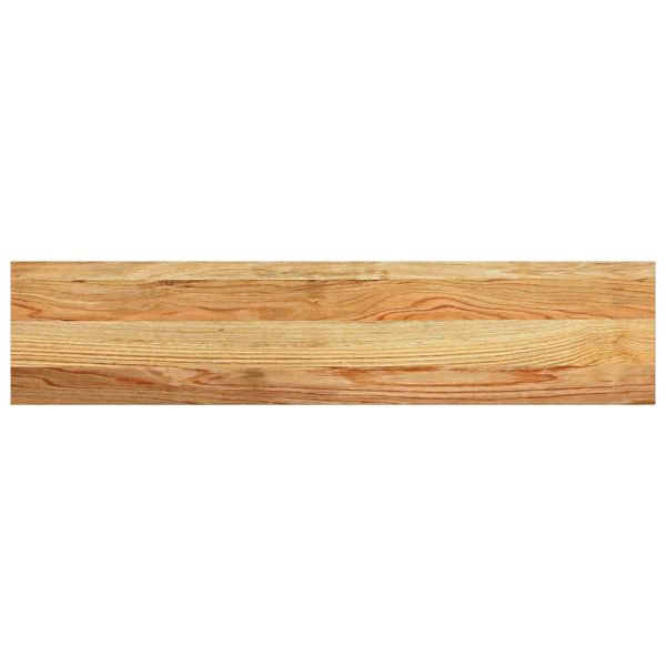 Прозоречни первази, 2 бр, светлокафяви, 90x20x2 см, дъб масив