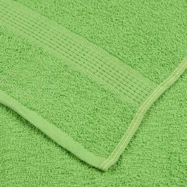Кърпи за сауна FROGN 10 бр. Ябълково зелени 80x200 см 360 г/м²