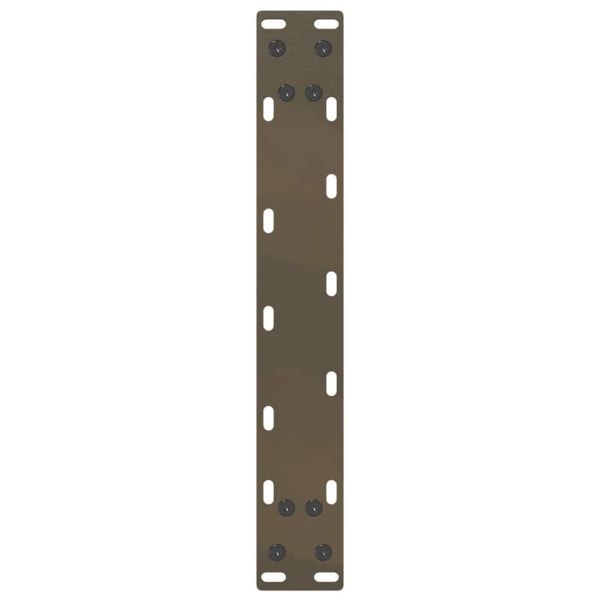 Крака за масичка за кафе, U-образни, 2 бр., естествена стомана, 40 x (30-31) см, стомана