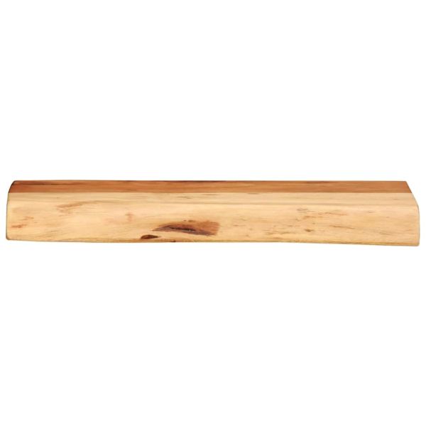 Стенни рафтове, 2 бр, 40x20x3,5 см, акациево дърво масив
