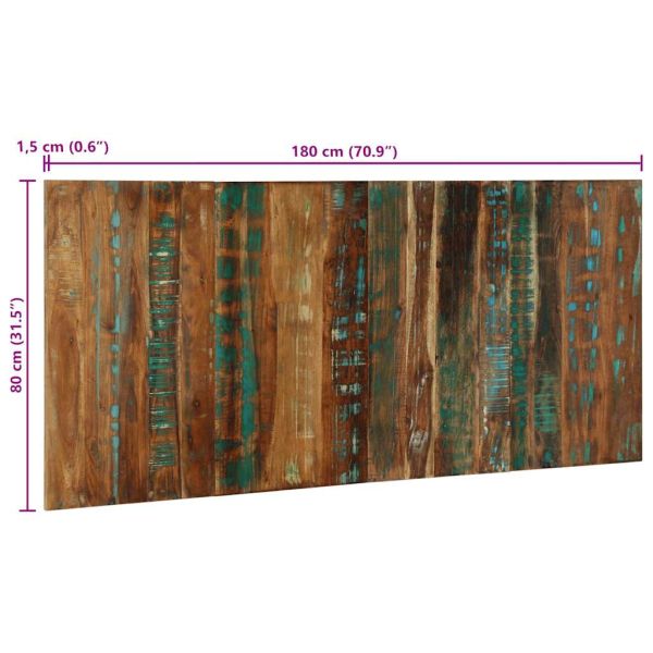 Табла за глава Multicolour 180 cm Масивна дървесина Reclaimed