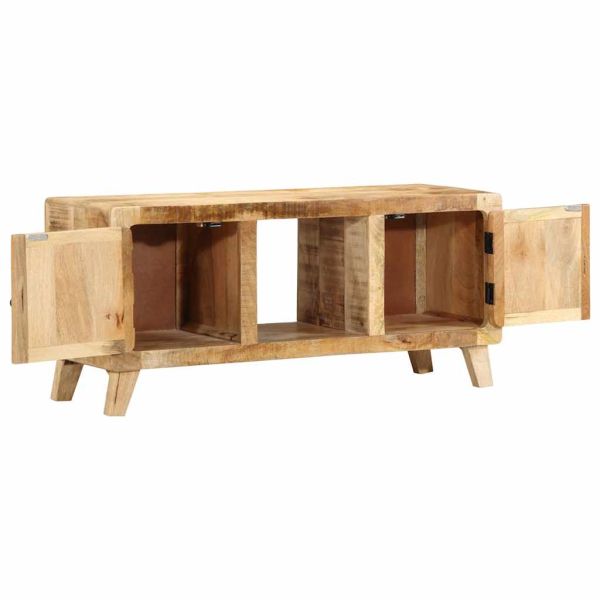 ТВ шкаф 105x46x32 cm Масивна дървесина грубо манго