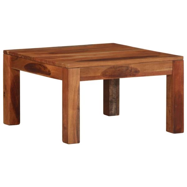 масичка за кафе 60x60x35 cm масивна дървесина акация
