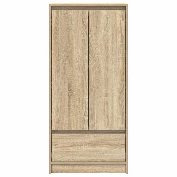 Шкаф с чекмеджета, дъб сонома 55,5x34x119,5 см, инженерно дърво