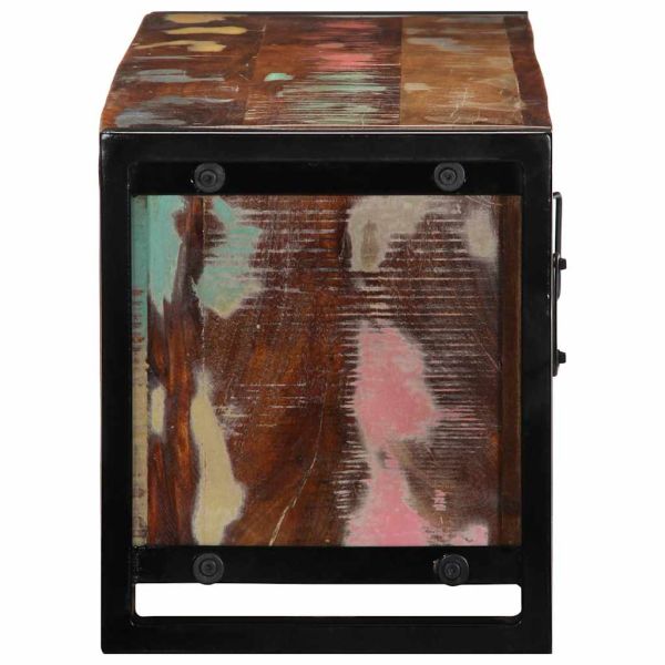 TV шкаф 100x30x35 cm Масивна дървесина Възстановена