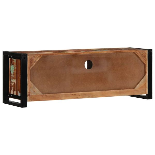 TV шкаф 100x30x35 cm Масивна дървесина Възстановена