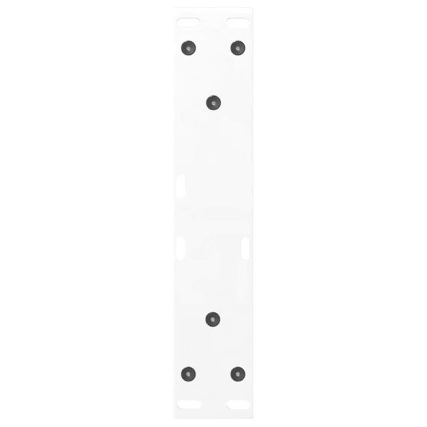 Крака за масичка за кафе, 2 бр., бели, 30 x (30-31,3) см, стомана