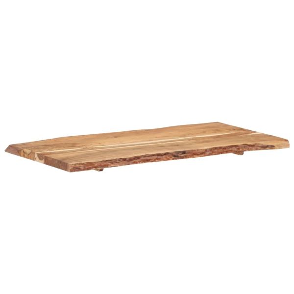 Плот за маса, акациево дърво масив, 118x(50-60)x3,8 cм