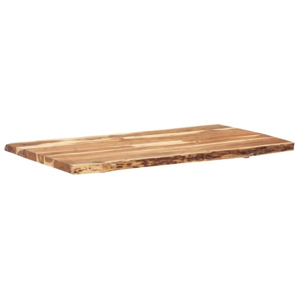 Плот за маса, акациево дърво масив, 118x(50-60)x3,8 cм