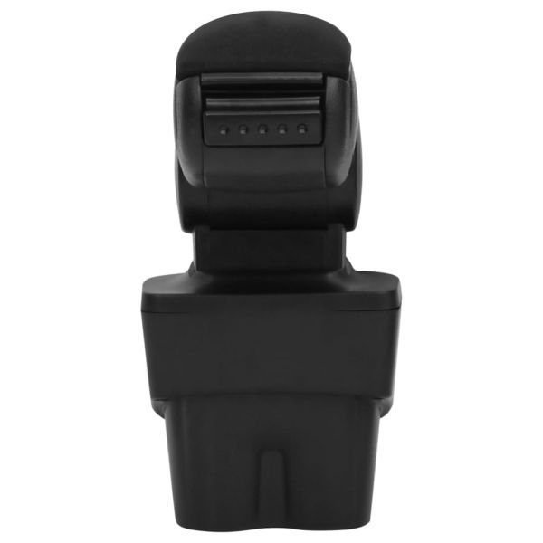 Подлакътник за кола черен 17x32x(35,5-52) см ABS