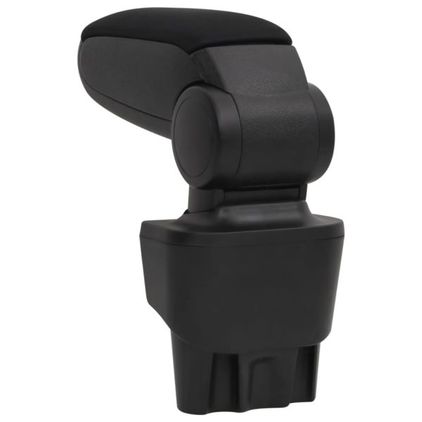Подлакътник за кола черен 17x32x(35,5-52) см ABS