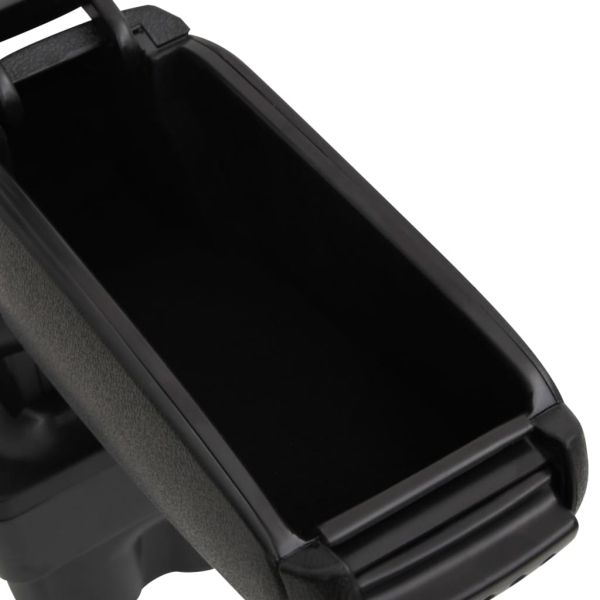 Подлакътник за кола черен 17x32x(35,5-52) см ABS