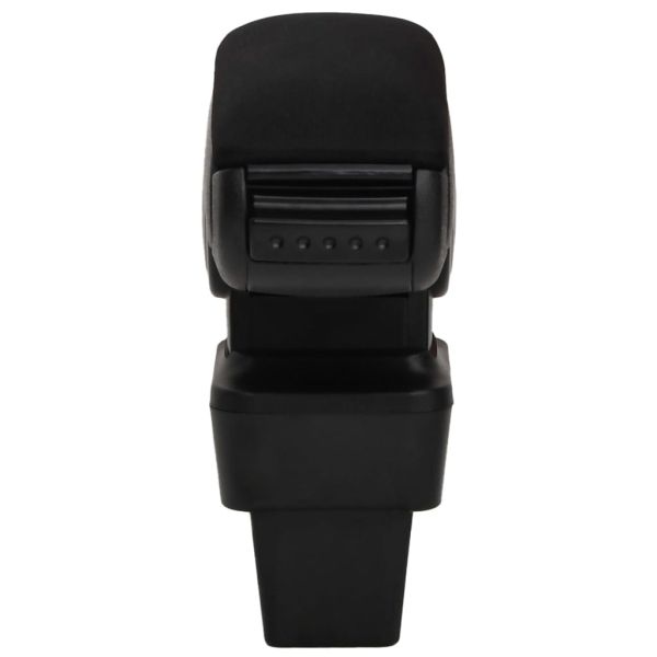 Подлакътник за кола черен 13x34x(33-46) см ABS
