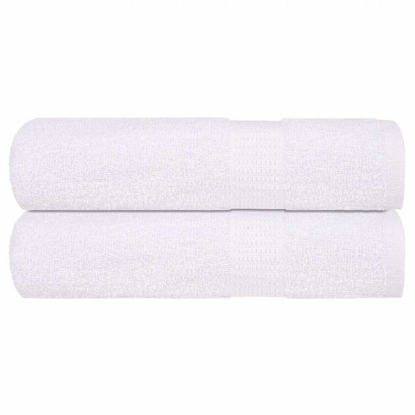 Кърпи за баня FROGN 2 бр. Бели 100x150 см 360 г/м²