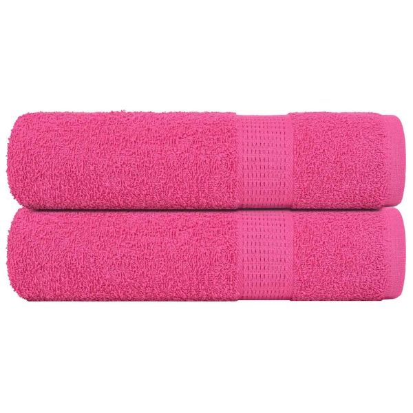 Кърпи за баня FROGN 2 бр. Розови 100x150 см 360 г/м²