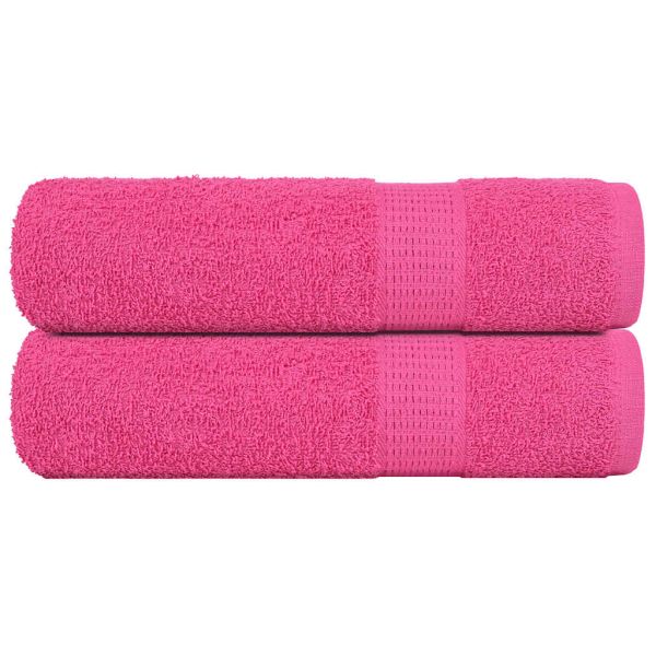 Кърпи за ръце FROGN 2 бр. Розови 50x100 см 360 г/м²