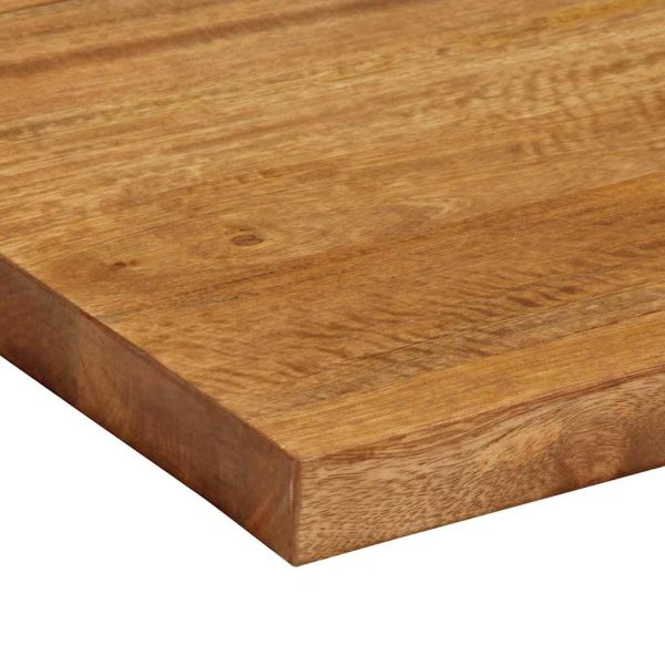 Плот за маса 100x20x3,8 см, правоъгълен, масивна дървесина, цвят манго
