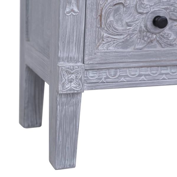Бюфет с 2 чекмеджета, 90x30x60 см, махагон масив