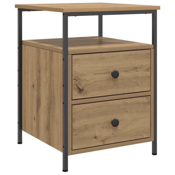 Bedside Cabinet Artisan Oak 44x45x60 cm Engineered Wood - Untranslated
