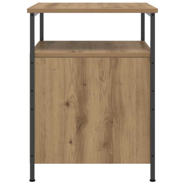 Bedside Cabinets 2 pcs Artisan Oak 44x45x60 cm Engineered Wood - Untranslated