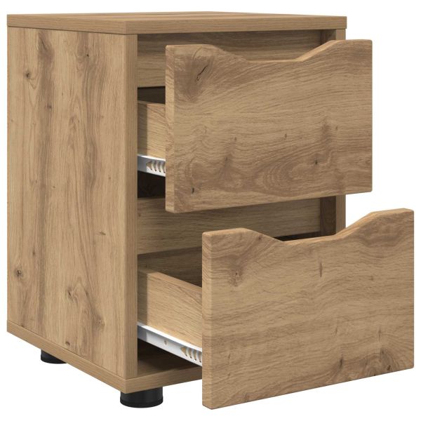 Нощно шкафче Дъб 30,5 x 30 x 43 см Инженерно дърво
