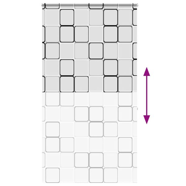 Ролетна щора за душ с касета 140x240 см Ширина на плата 136 см