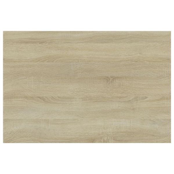 Рафтове за етажерка, 8 бр, дъб сонома, 60x40x1,5 см, ПДЧ