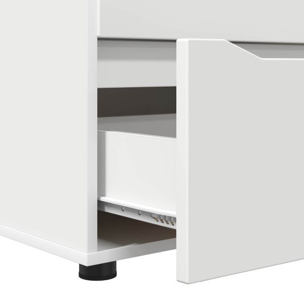 Шкаф за съхранение Бяло 60 x 48 x 57 см Инженерно дърво