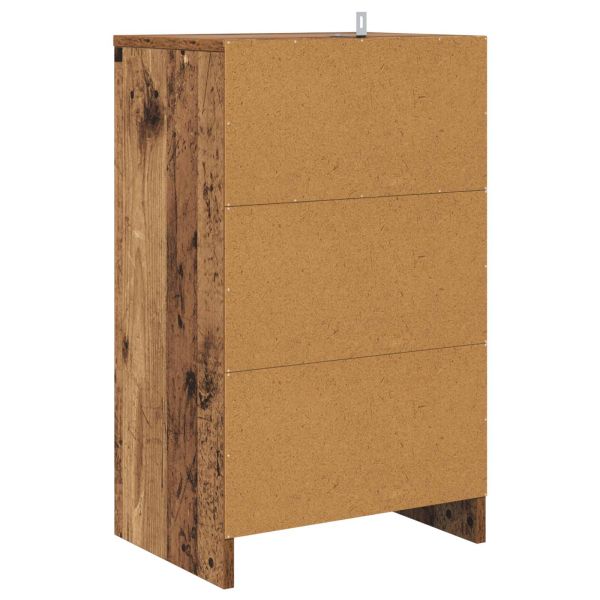 Нощно шкафче Старо дърво 40 x 30 x 467 см Инженерно дърво