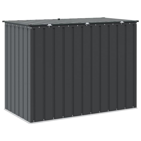 Кутия за съхранение в градината Черно 151,5 x 82 x 110,5 см