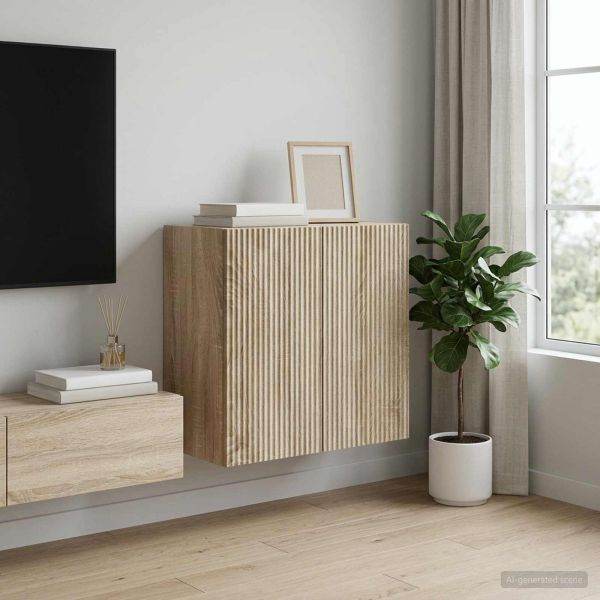 Стенно шкафче Дъб сонома 59 x 31 x 60 см Инженерна дървесина