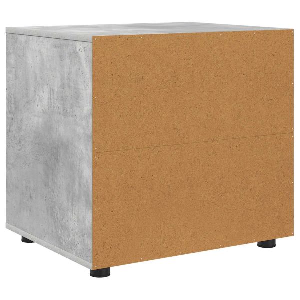 Шкаф за съхранение Циментено сиво 60 x 48 x 57 см