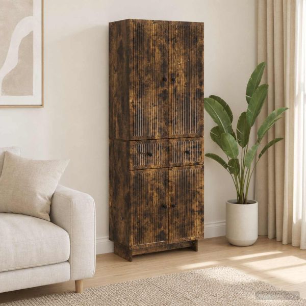 Комплект шкафове 2 pcs 66 x 34,5 x 90 см Инженерна дървесина