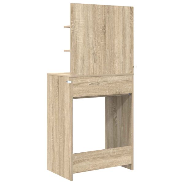Тоалетки за спалня с чекмедже Сонома дъб 80 x 39,6 x 135 см