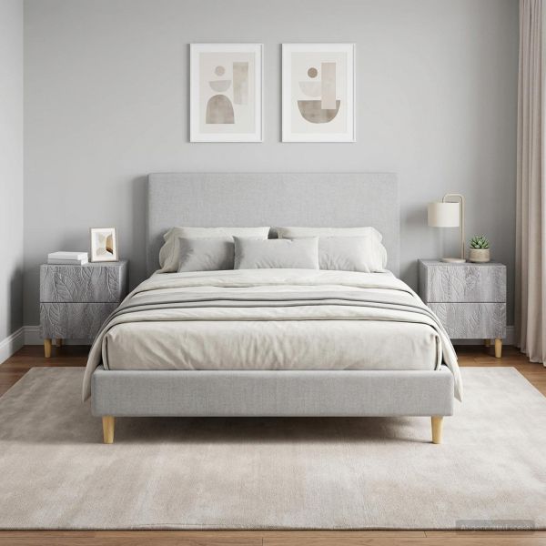 Нощно шкафче 2 pcs Сив Сонома 43 x 34,5 x 48 см