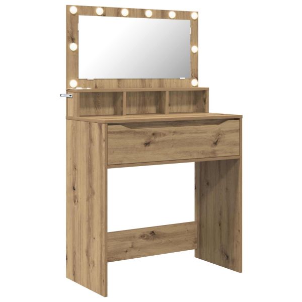 Тоалетки за спалня Дъб 80 x 39,6 x 135 см Инженерно дърво