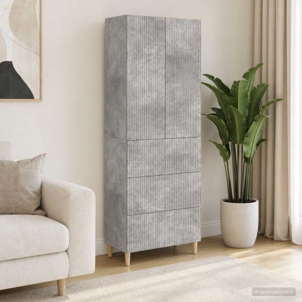 Комплект шкафове 2 pcs 66 x 34,5 x 90 см Инженерна дървесина