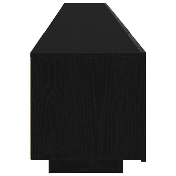 Комплект ТВ шкаф 3 pcs Черно 260 x 35 x 40 см Инженерно дърво