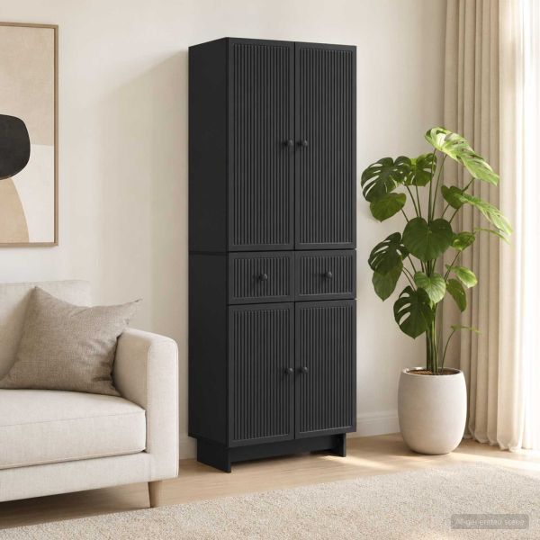 Комплект шкафове 2 pcs 66 x 34,5 x 90 см Инженерна дървесина